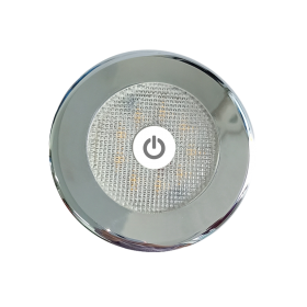 On/Off Ankastre Led Spot No.2 - Krom Çerçeve / Günışığı